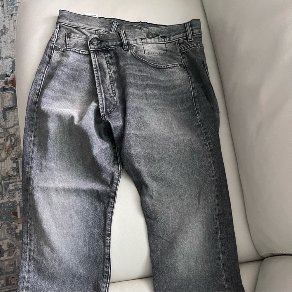 R13 Crossover Jeans in Leyton Black